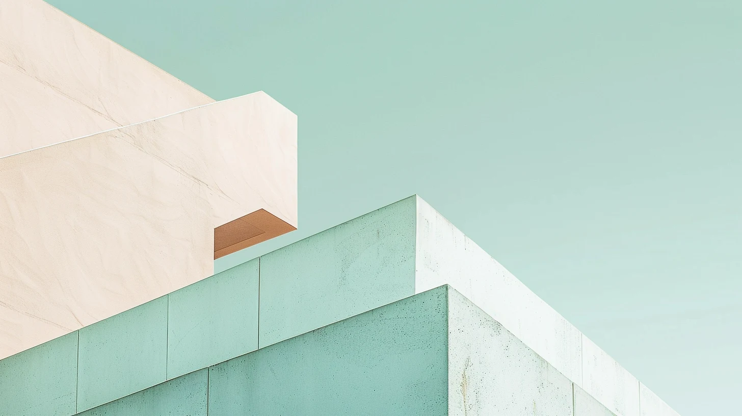 Arquitetura de linhas geométricas