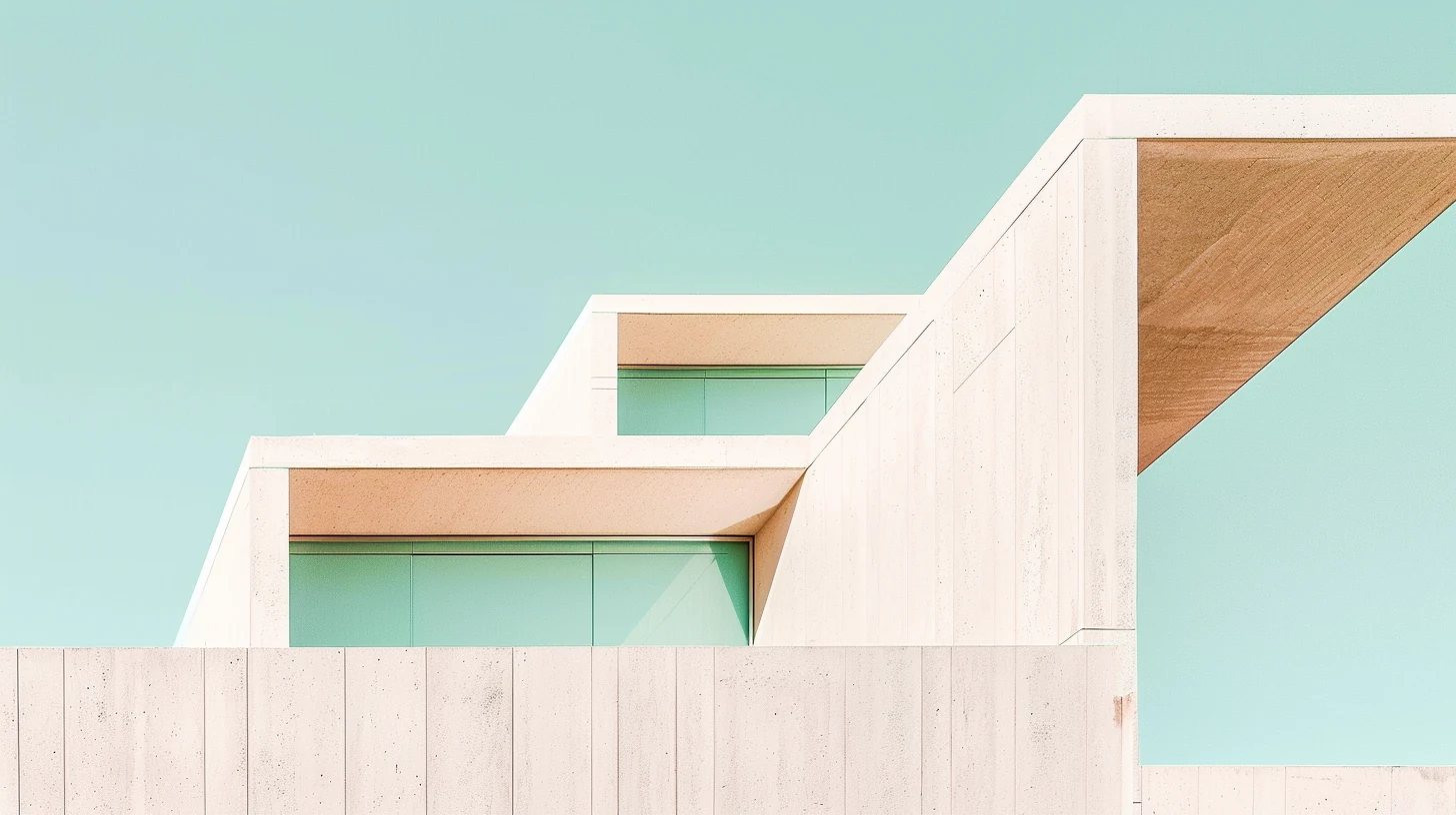 Arquitetura branca contemporânea